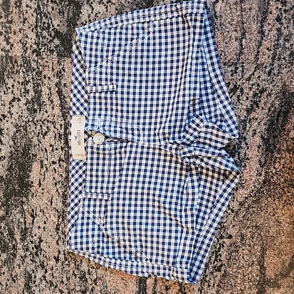 Hollister checkered shorts